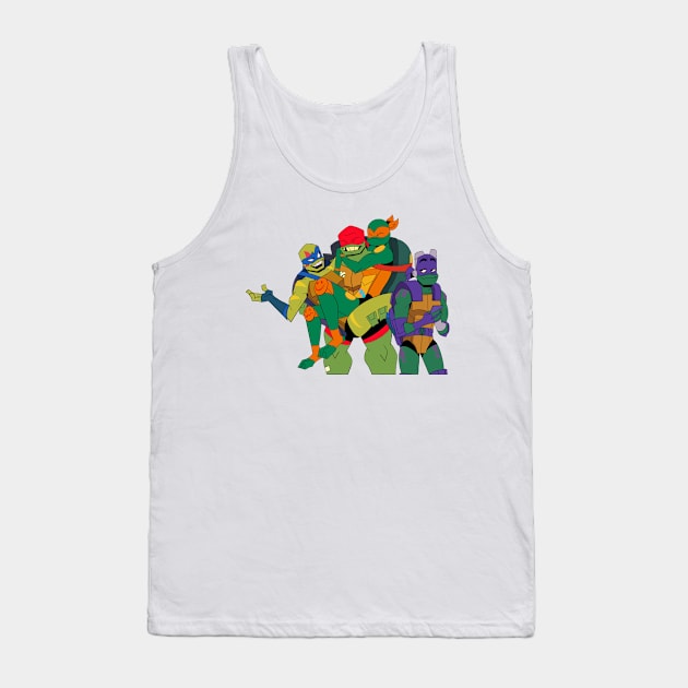 ROTTMNT Family Bonding Moment Tank Top by SassyTiger